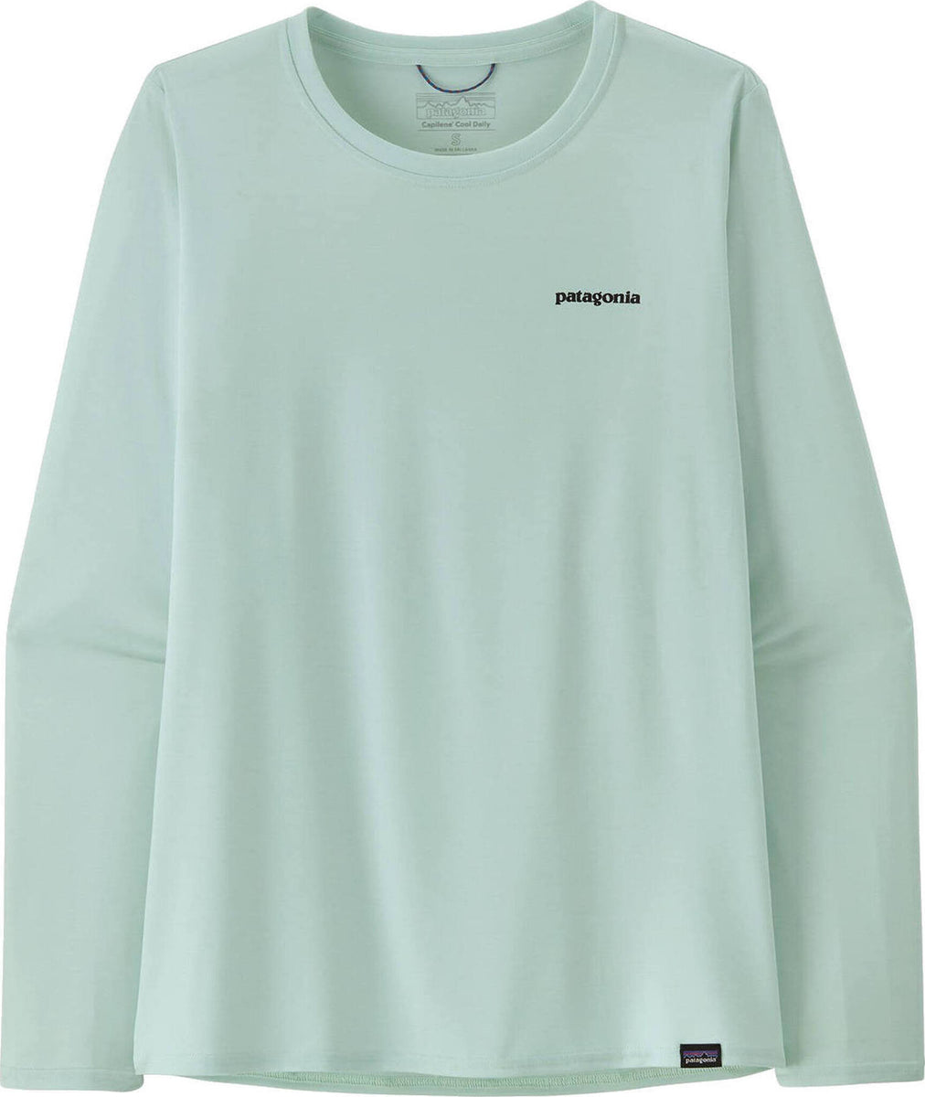 Patagonia Long-Sleeved Capilene Cool Daily Graphic Shirt-Waters - Men's XL Fitz Roy Tarpon - Wispy Green X-Dye