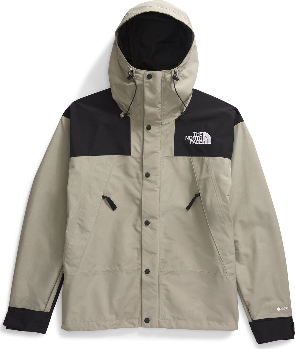 The North Face GORE TEX Mountain Jacket Men s XL Clay Grey TNF Black