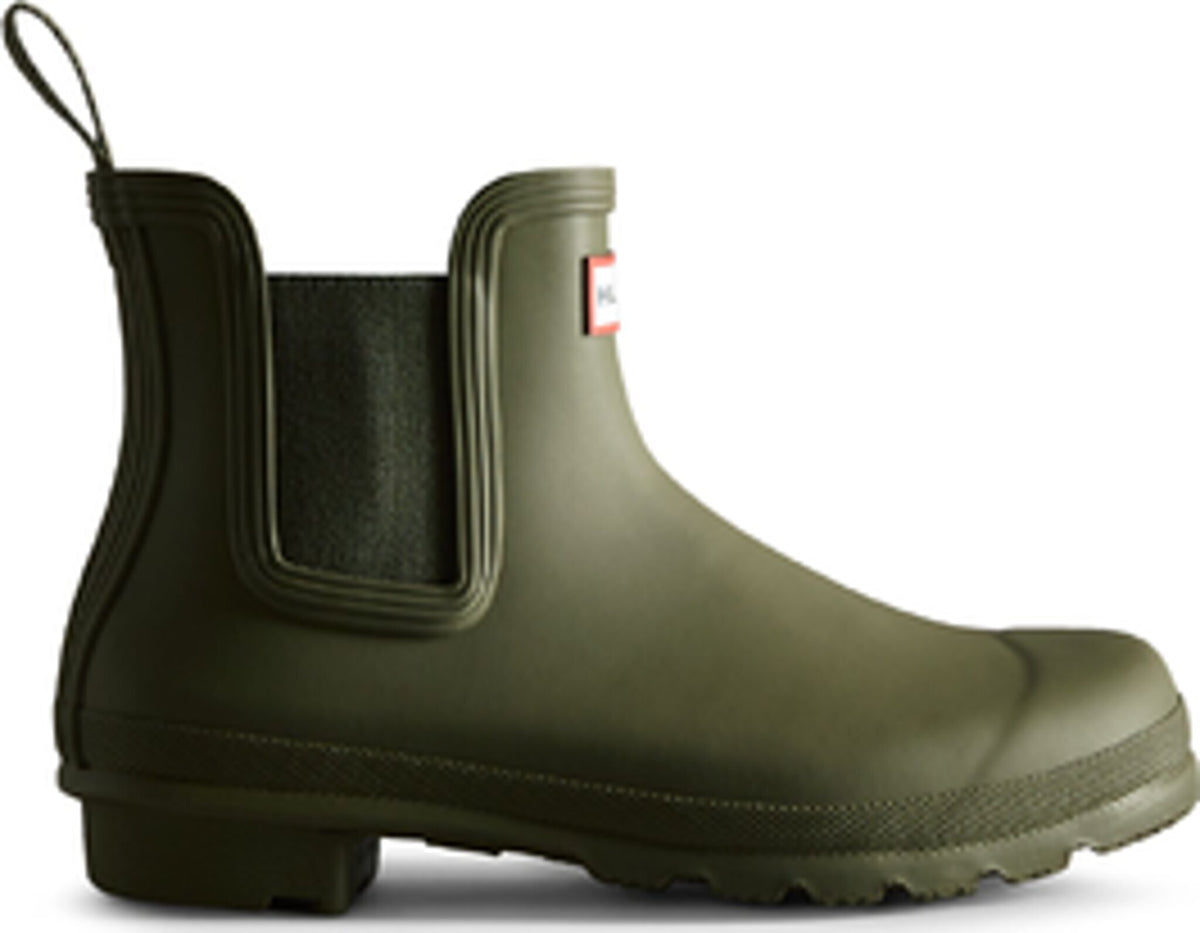 Hunter olive sale chelsea boots