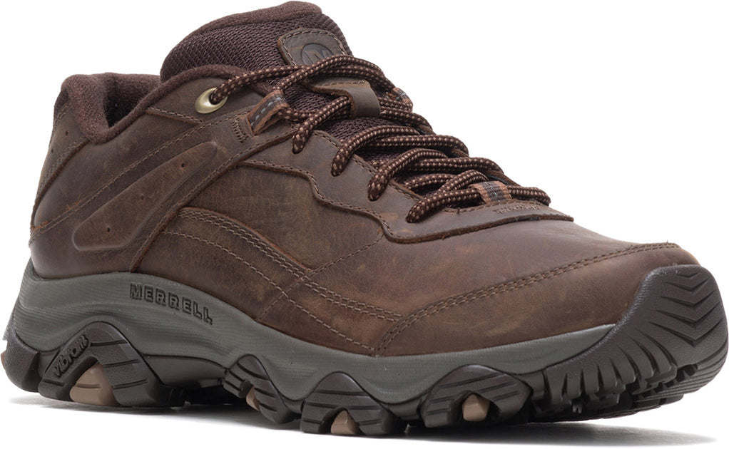 Merrell Shoes Womens 6.5 Helium Stone Brown Leather Hiking Trail
