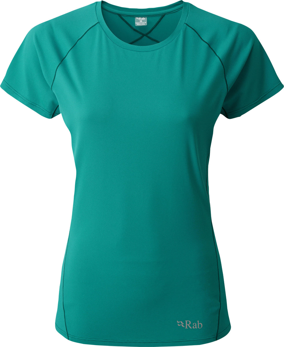 Rab Women's Forge Short Sleeve Tee (Blueprint, 10) : : Fashion