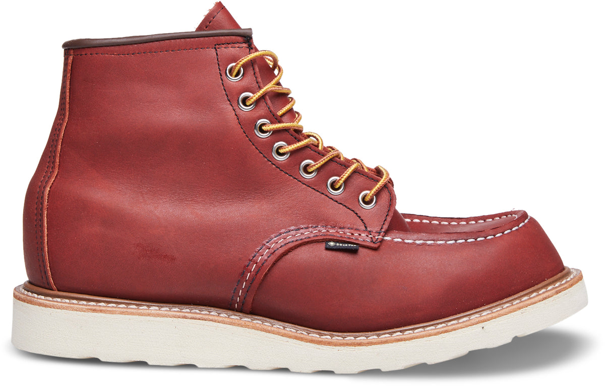 Red Wing Shoes 6-inch Classic Moc Russet Taos Leather GTX