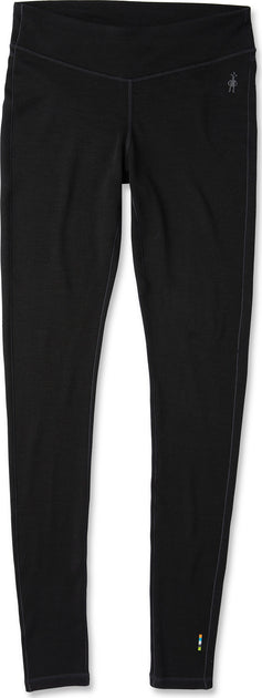 Women's Merino Wool Pants - Base Layer Black, Bottom