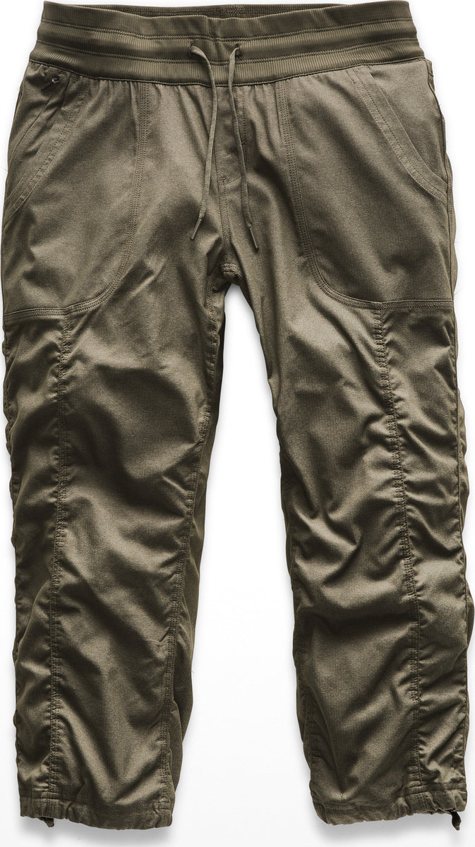 Women's Stretch Woven High-Rise Taper Pants - All In Motion™ Taupe M
