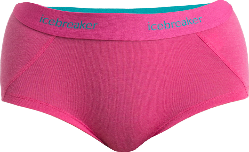 Icebreaker 100% Merino Wool Underwear, Women's Boy Shorts, Everyday  Panties, Boxers for Women, Ladies Knickers