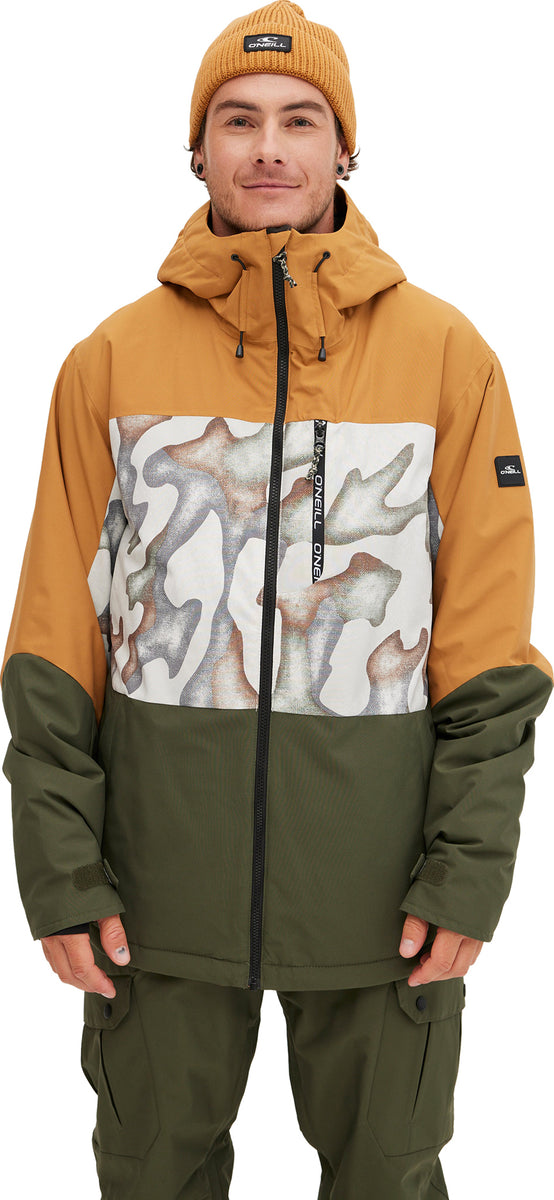 Mens V.Co Op Insulated Jacket - White Camo – Volcom US