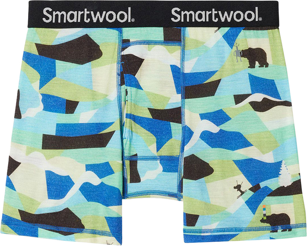 SmartWool Merino Print Everyday Boxer Briefs - Merino Wool