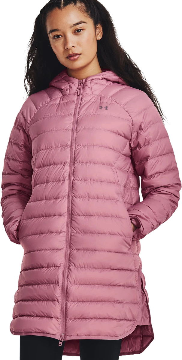 Under Armour Jacket Women's Size M 600 Fill Duck Down Feather Insulated  Pink