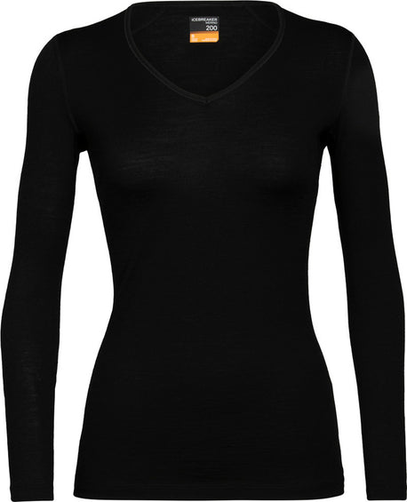 icebreaker 200 Oasis Long Sleeve V - Women's