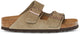Birkenstock Arizona Suede Leather Sandals [Narrow] - Women's - Taupe
