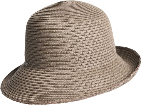 Canadian Hat Cleo Cloche Hat with Brim and Raffia - Women's