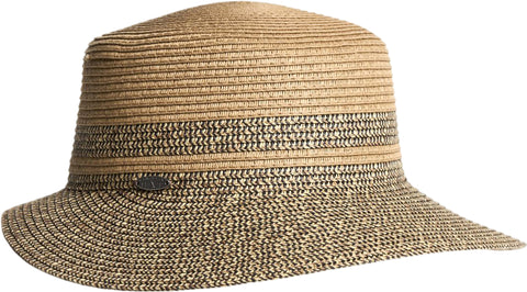 Canadian Hat Caylee Large Bi-Color Cap with Straw Detail - Women's