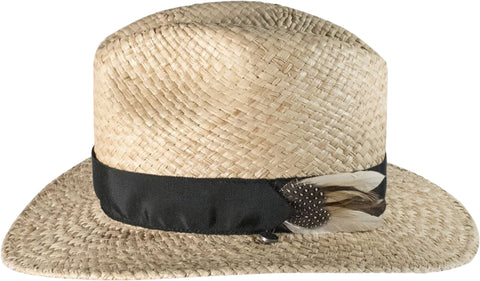 Canadian Hat Nelson A Fedora Hat in Raffia - Unisex