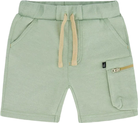 Deux par Deux French Terry Shorts with Zipper Pocket - Big Boys