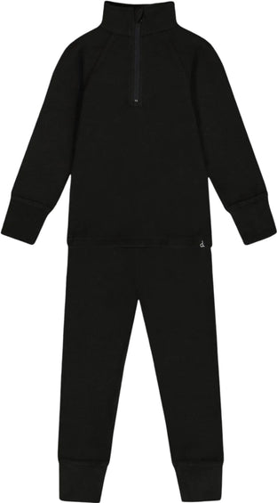 Deux par Deux Two Piece Thermal Underwear Set - Little Kids