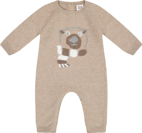 Deux par Deux Knitted Jacquard Jumpsuit - Baby Boy