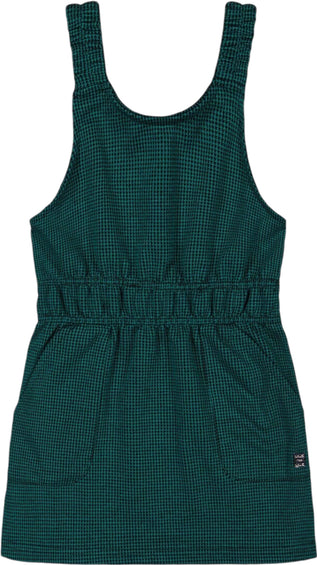 Deux par Deux Jumper Dress with Pocket Houndstooth - Little Girl