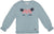 Deux par Deux Unicorn Hairy Knit Sweater - Little Girl - Turquoise