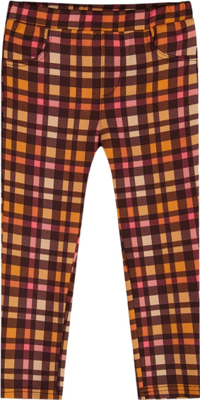 Deux par Deux Plaid Milano Treggings - Big Girl