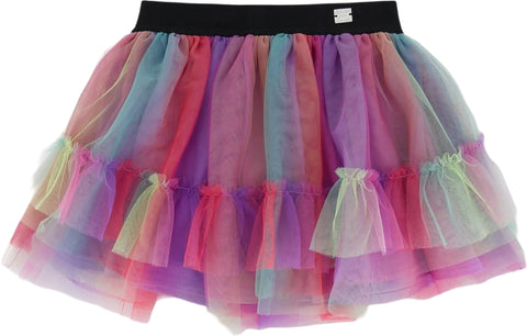 Deux par Deux Rainbow Tulle Skirt - Big Kids