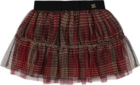 Deux par Deux Glittering Tulle Skirt - Little Girl