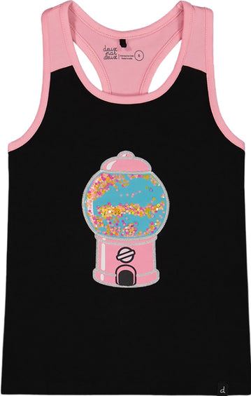 Deux par Deux Organic Candy Cotton Racerback Tank Top - Big Girl 