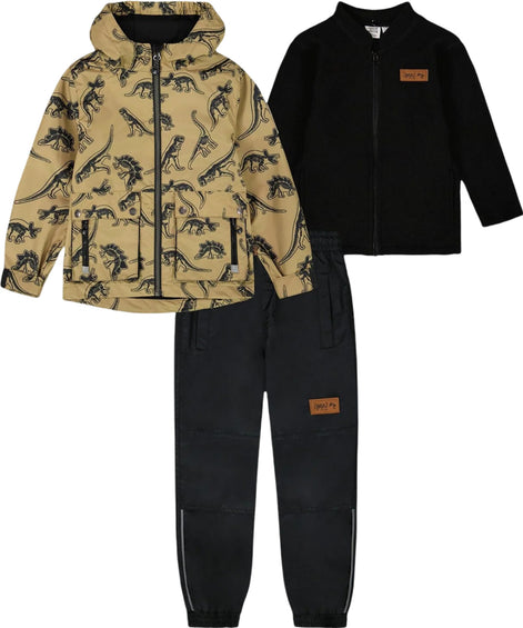 Deux par Deux 3-in-1 with Large Pockets Mid-Season Outerwear Set - Big Boy