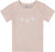 Deux par Deux Crinkle Top with Applique - Little Girl
 - Mellow Rose