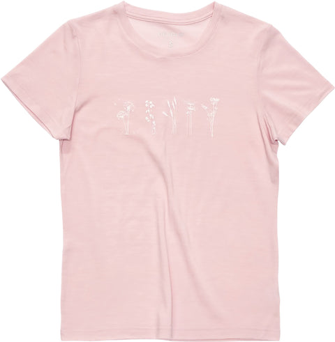 Devold Classic Flowers Merino T-Shirt - Women's
