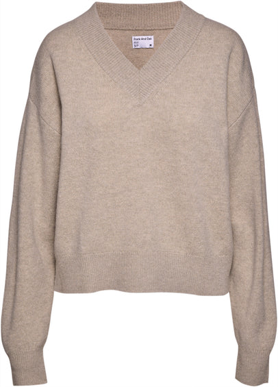 Frank And Oak Yak Wool V-Neck Sweater - Women's