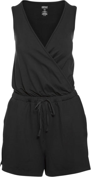 Girlfriend Collective ReSet Wrap Romper - Women's