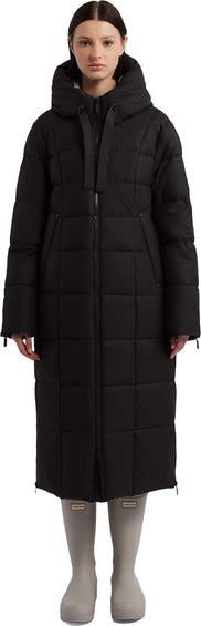 Hunter Ireland PU Coated Longline Puffer Jacket - Women's