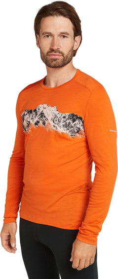 icebreaker Merino 200 Oasis Remarkables Long Sleeve Crewe Thermal Top - Men's