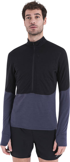 icebreaker 200 RealFleece Descender Merino Blend Long Sleeve Half Zip Jacket - Men's