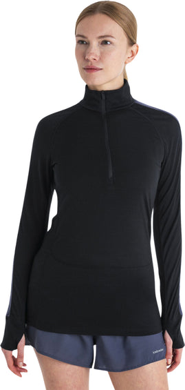 icebreaker 125 ZoneKnit Merino Blend Long Sleeve Half Zip Thermal Top - Women's