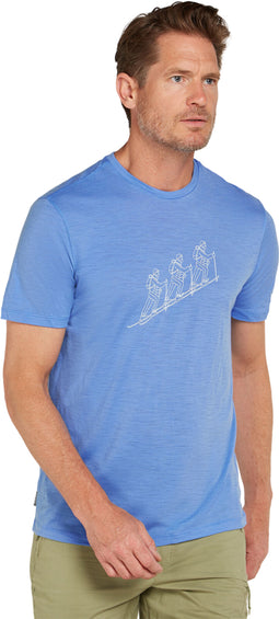 icebreaker Merino 150 Tech Lite SS Tee Natural Ski Tour - Men's