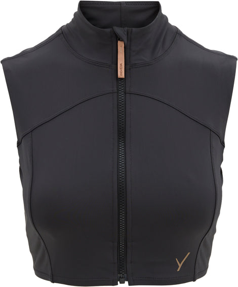Indyeva Tuffo Full Zip Tank Swim Crop Top - Women's