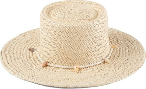 Lack of Color Seashells Boater Hat - Women's