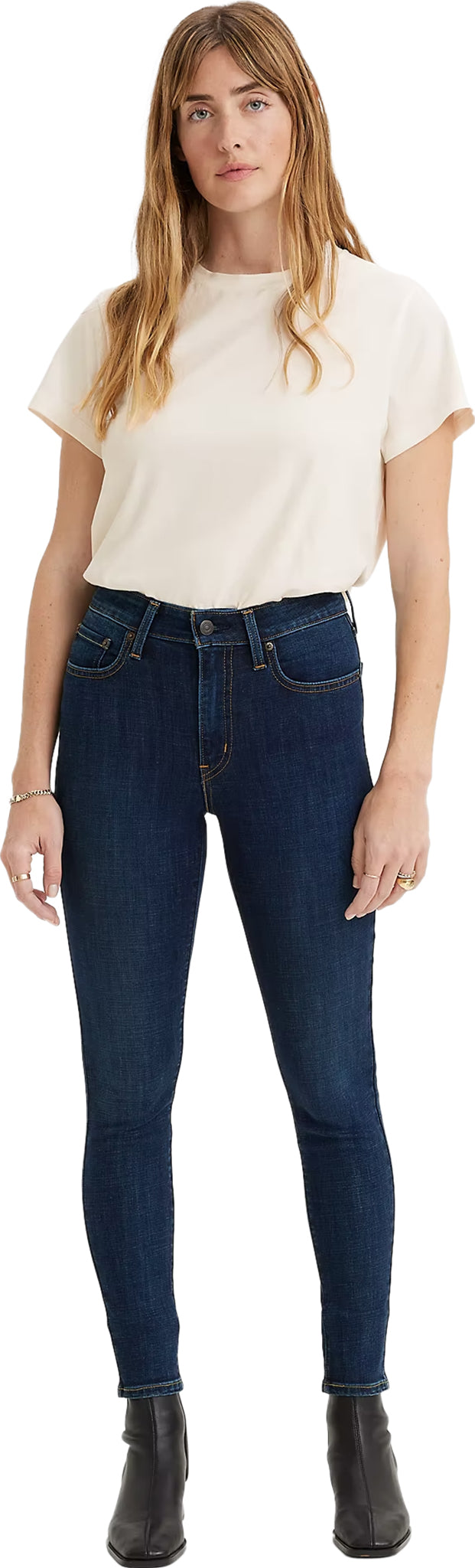 Levi's 721 high rise skinny blue story online