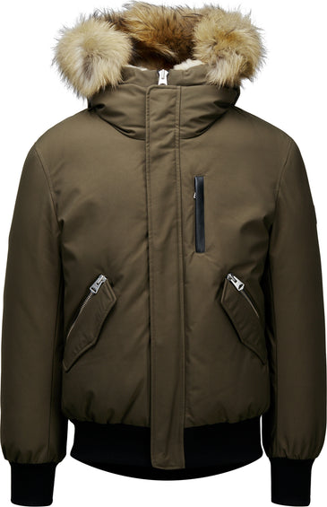 Mackage Dixon 2-in-1 Down Bomber with Hooded Bib and Natural Fur - Men's