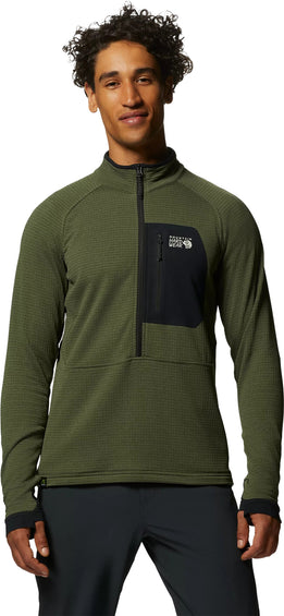 Mountain Hardwear Polartec® Power Grid™ Half Zip Fleece Sweatshirt - Men's