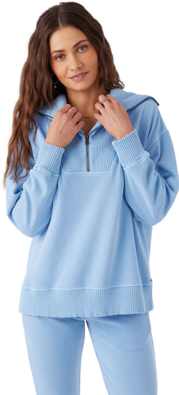 O'Neill Karma Mock Neck Fleece Quarter-Zip Sweater - Women's