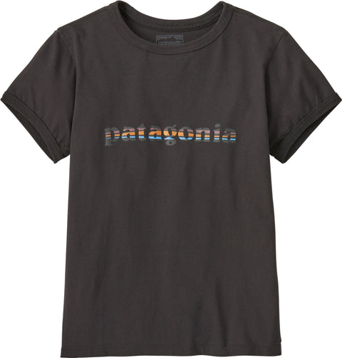 Patagonia 73 Text Logo Organic Ringer T-Shirt - Women's