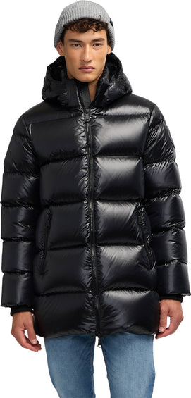 Pajar Dechen Long Channel Quilted Puffer Jacket with Detachable Hood - Men's