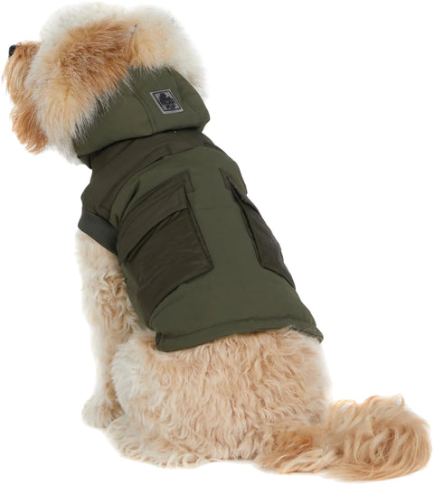 Pajar Zeus Faux Fur Trim Jacket for Dogs