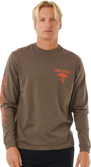 Rip Curl Fade Out Icon Long Sleeve T-Shirt - Men's