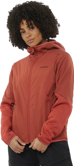 Salomon Outline Hybrid Warm Midlayer Jacket Hoodie - Women's