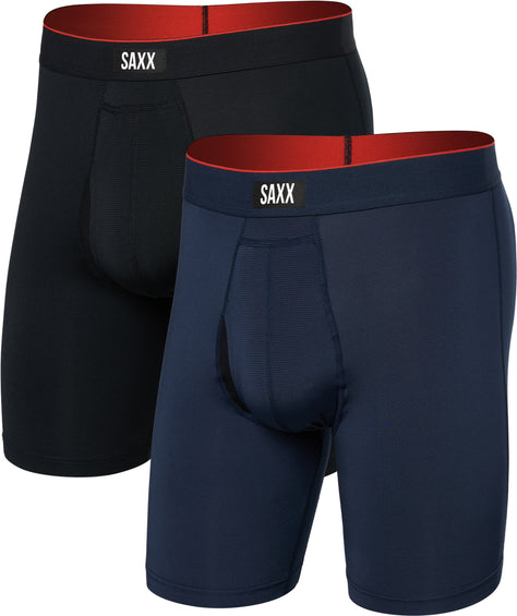 SAXX Multi-Sport Mesh Performance 2 Pack Long Boxer Brief with Fly 8