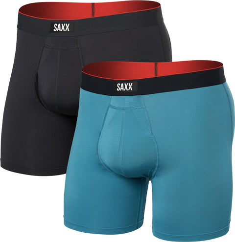 SAXX Multi-Sport Mesh Performance 2 Pack Boxer Brief with Fly 6