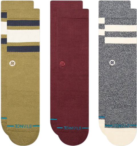 Stance Icon Mixed 3 Pack Crew Socks - Unisex